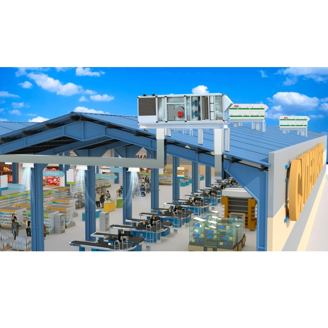 Крышные кондиционеры Т-образного типа серия R