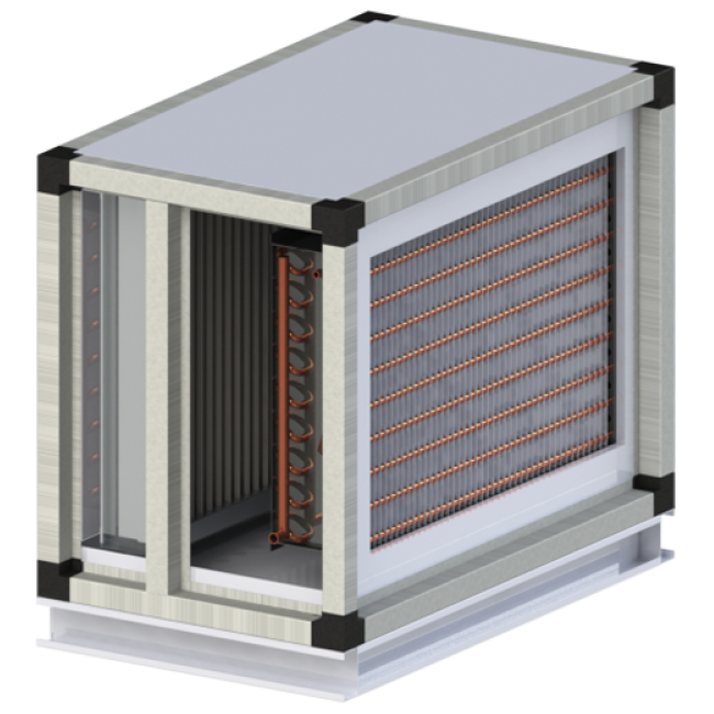 Секция фреонового воздухоохладителя