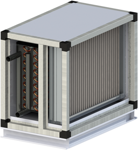 Секция водяного воздухоохладителя
